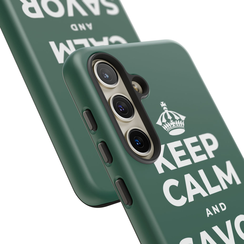 KEEP CALM AND SAVOR THIS MOMENT Phone Case