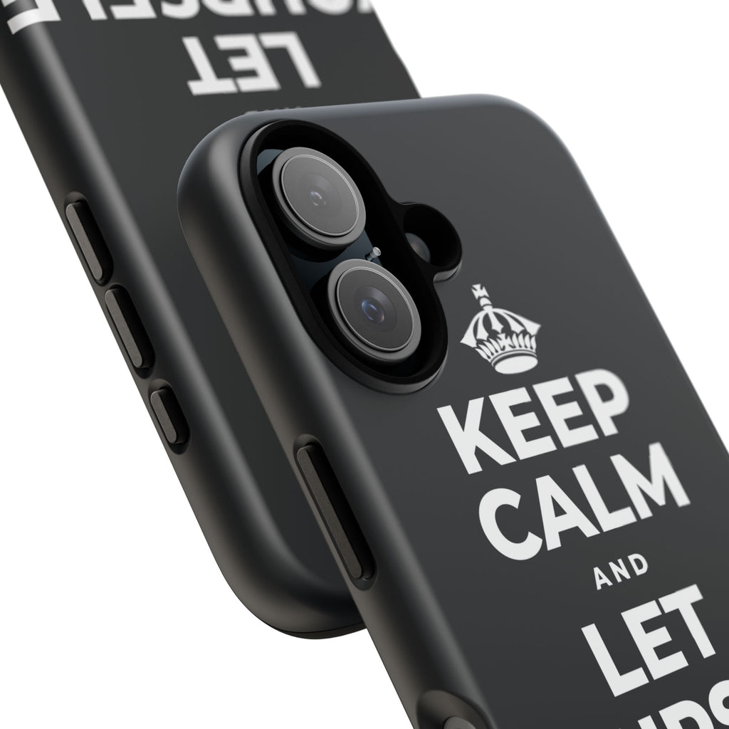 KEEP CALM AND LET YOURSELF SLOW DOWN Phone Case (Dark)