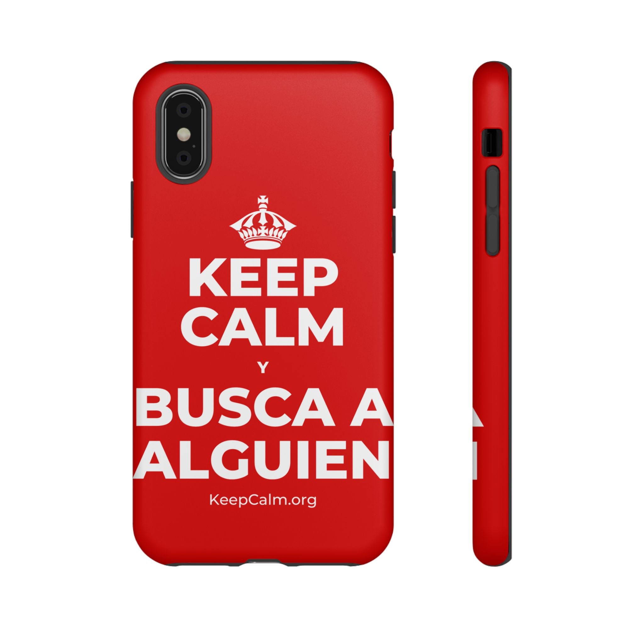 KEEP CALM Y BUSCA A ALGUIEN Phone Case