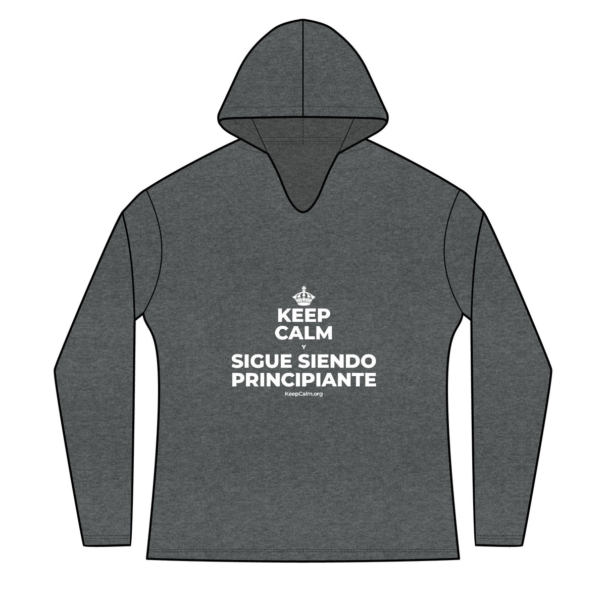 KEEP CALM Y SIGUE SIENDO PRINCIPIANTE Women's Long Sleeve Hoodie
