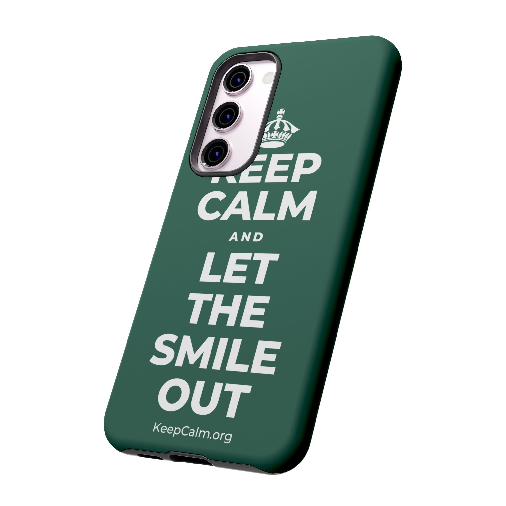 KEEP CALM AND LET THE SMILE OUT Phone Case