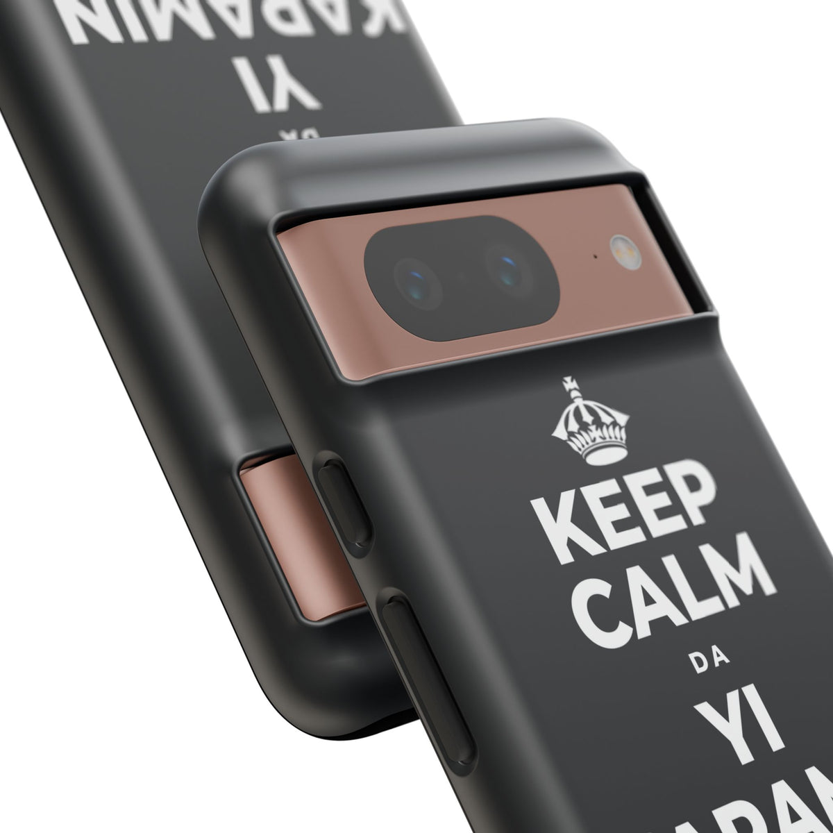KEEP CALM DA YI ƘARAMIN JERIN ABUBUWA Phone Case (Dark)