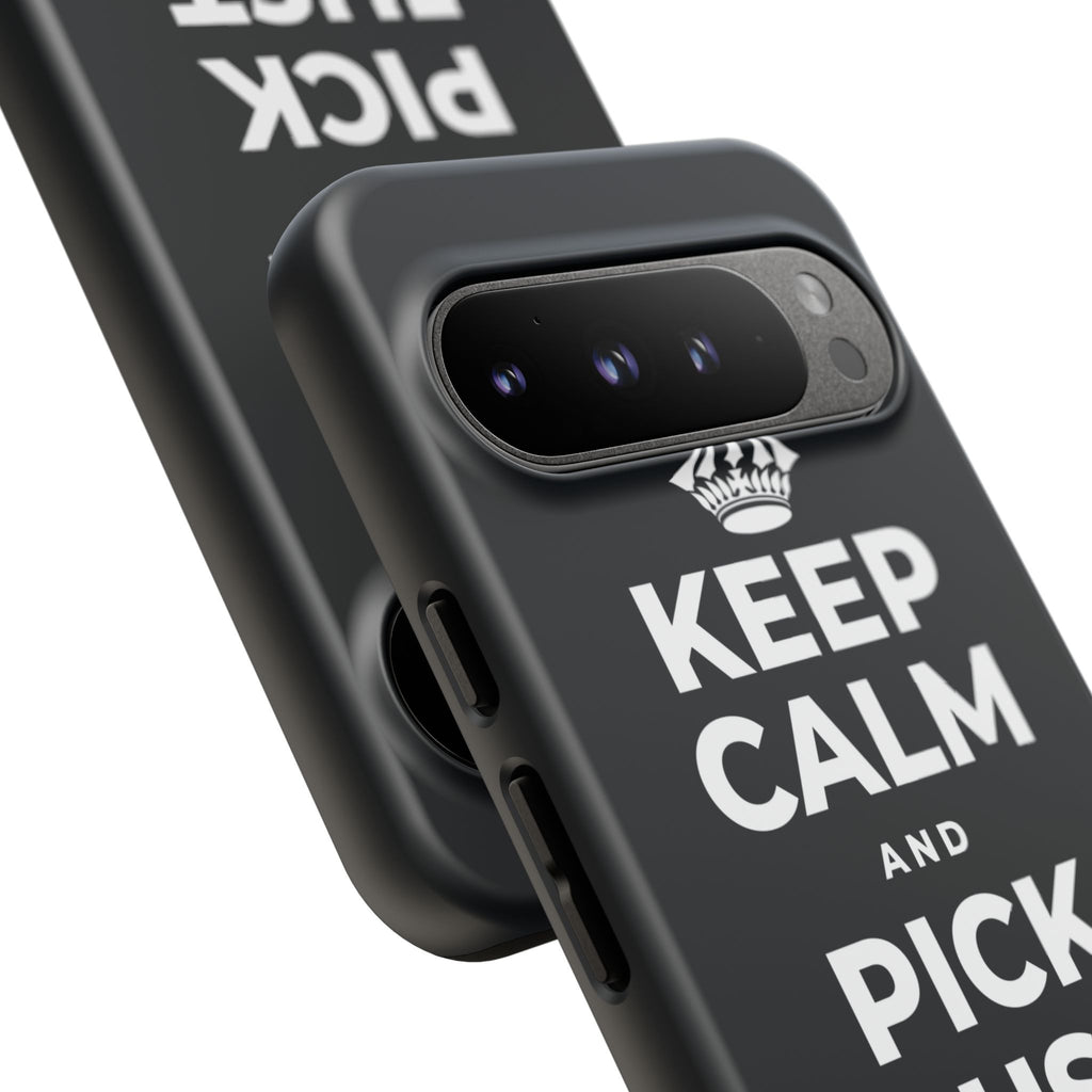 KEEP CALM AND PICK JUST ONE THING Phone Case (Dark)