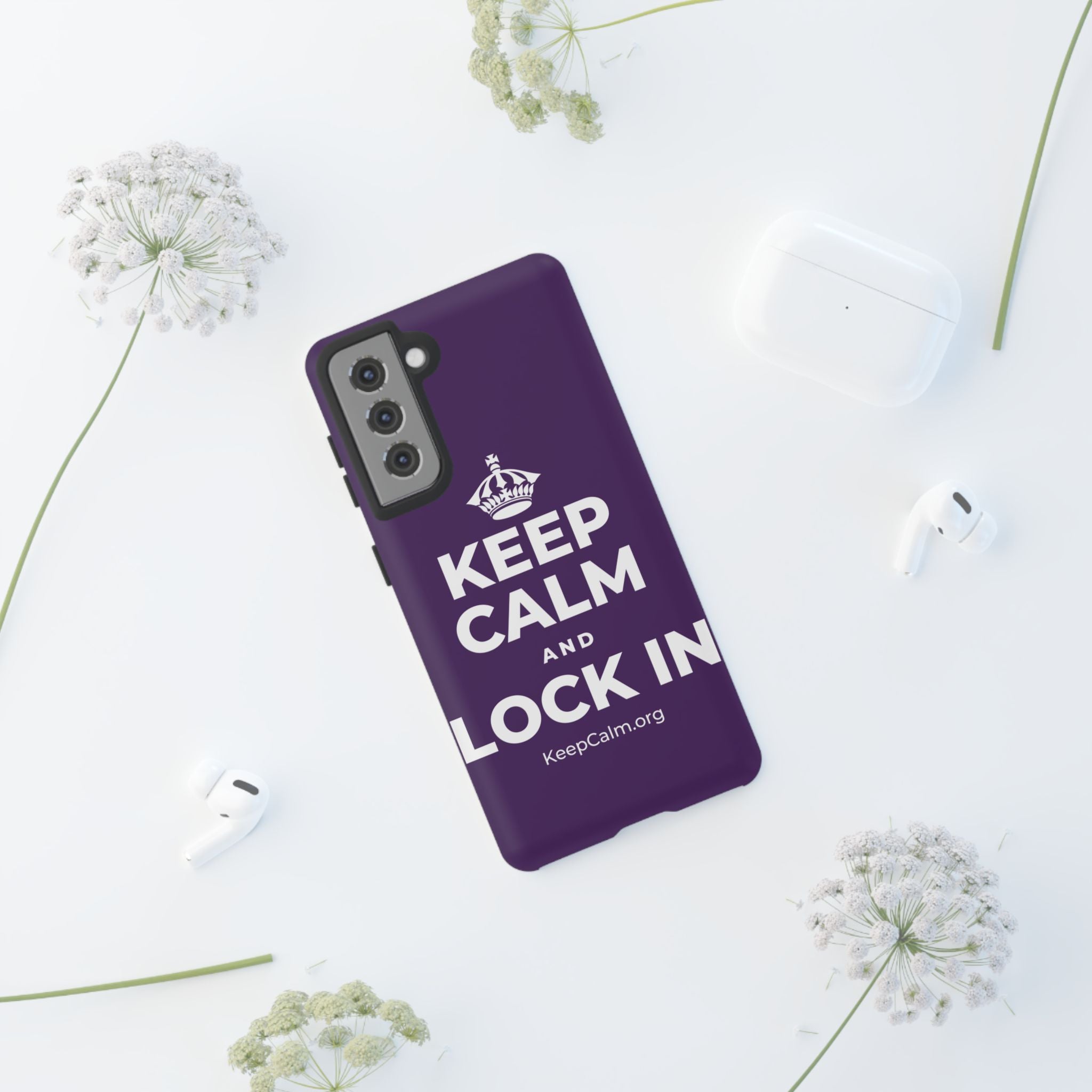 KEEP CALM AND LOCK IN Phone Case