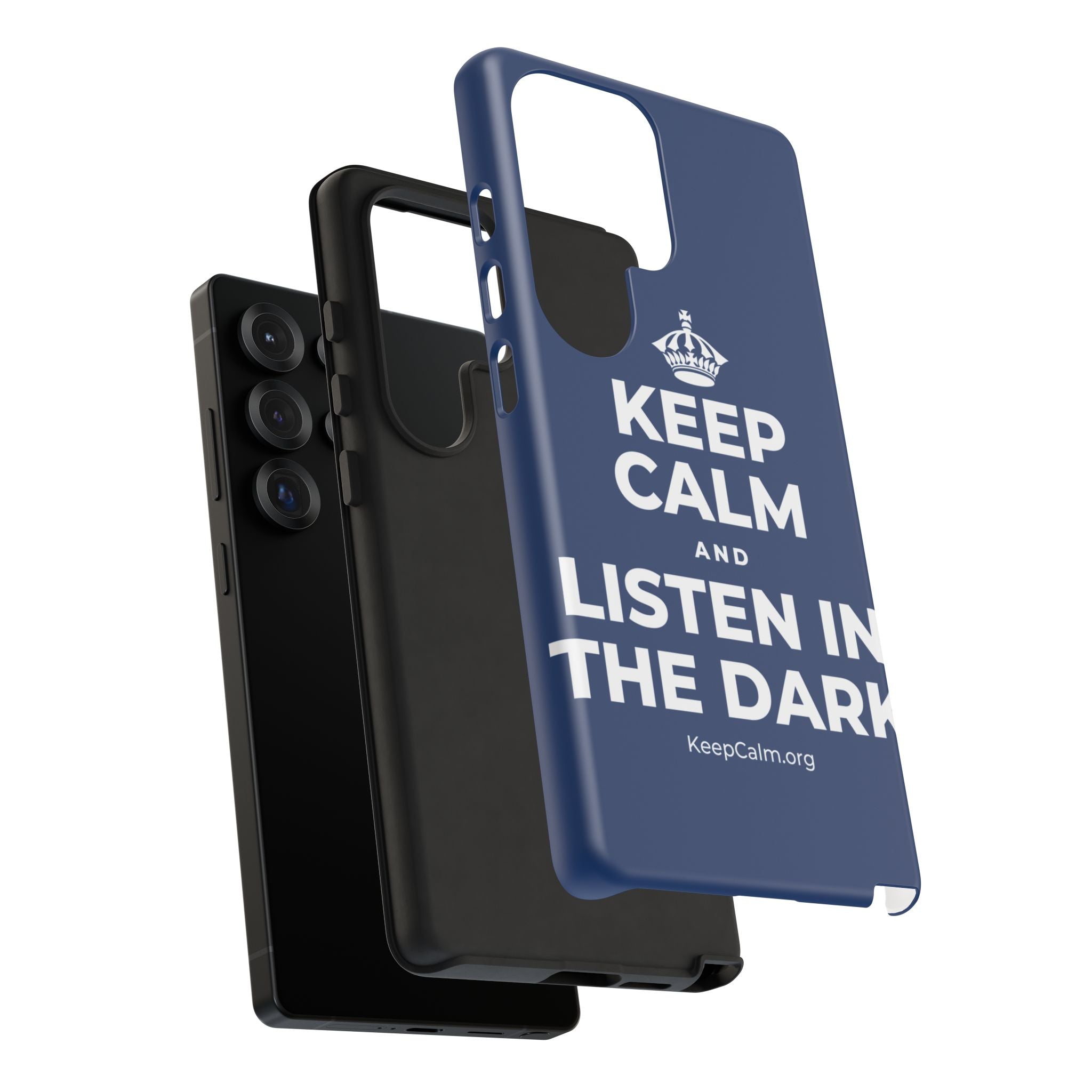 KEEP CALM AND LISTEN IN THE DARK Phone Case
