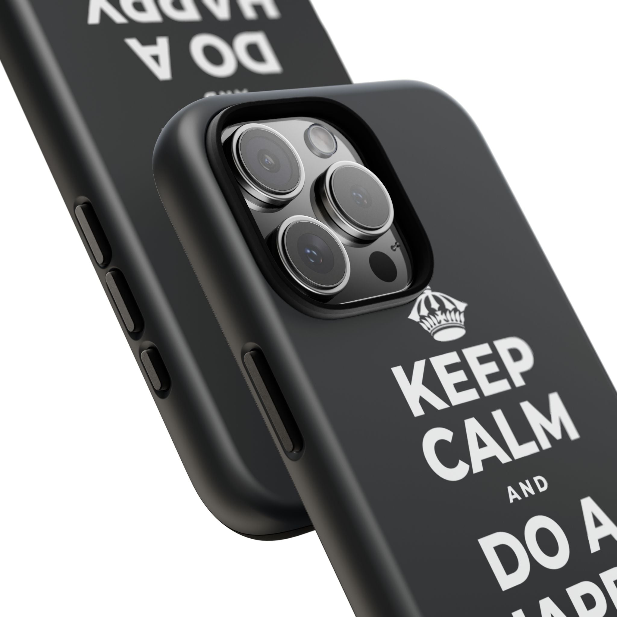 KEEP CALM AND DO A HAPPY LITTLE DANCE Phone Case (Dark)