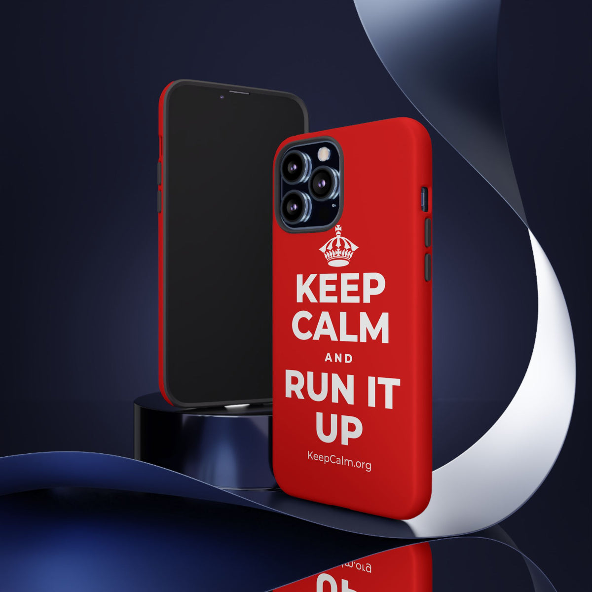 KEEP CALM AND RUN IT UP Phone Case