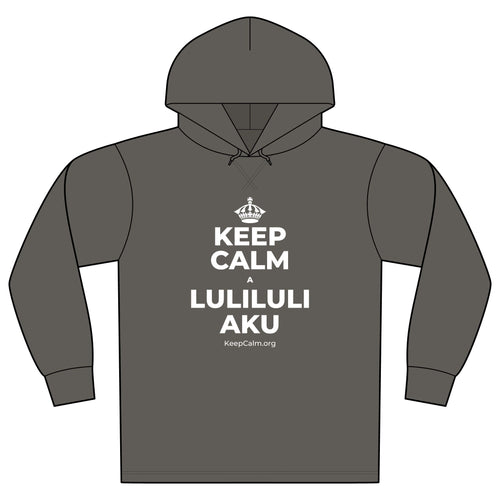 KEEP CALM A LULILULI AKU Organic Hoodie Tee