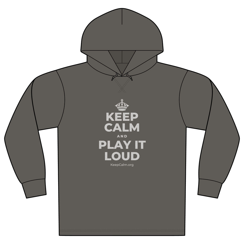 KEEP CALM AND PLAY IT LOUD Organic Hoodie Tee