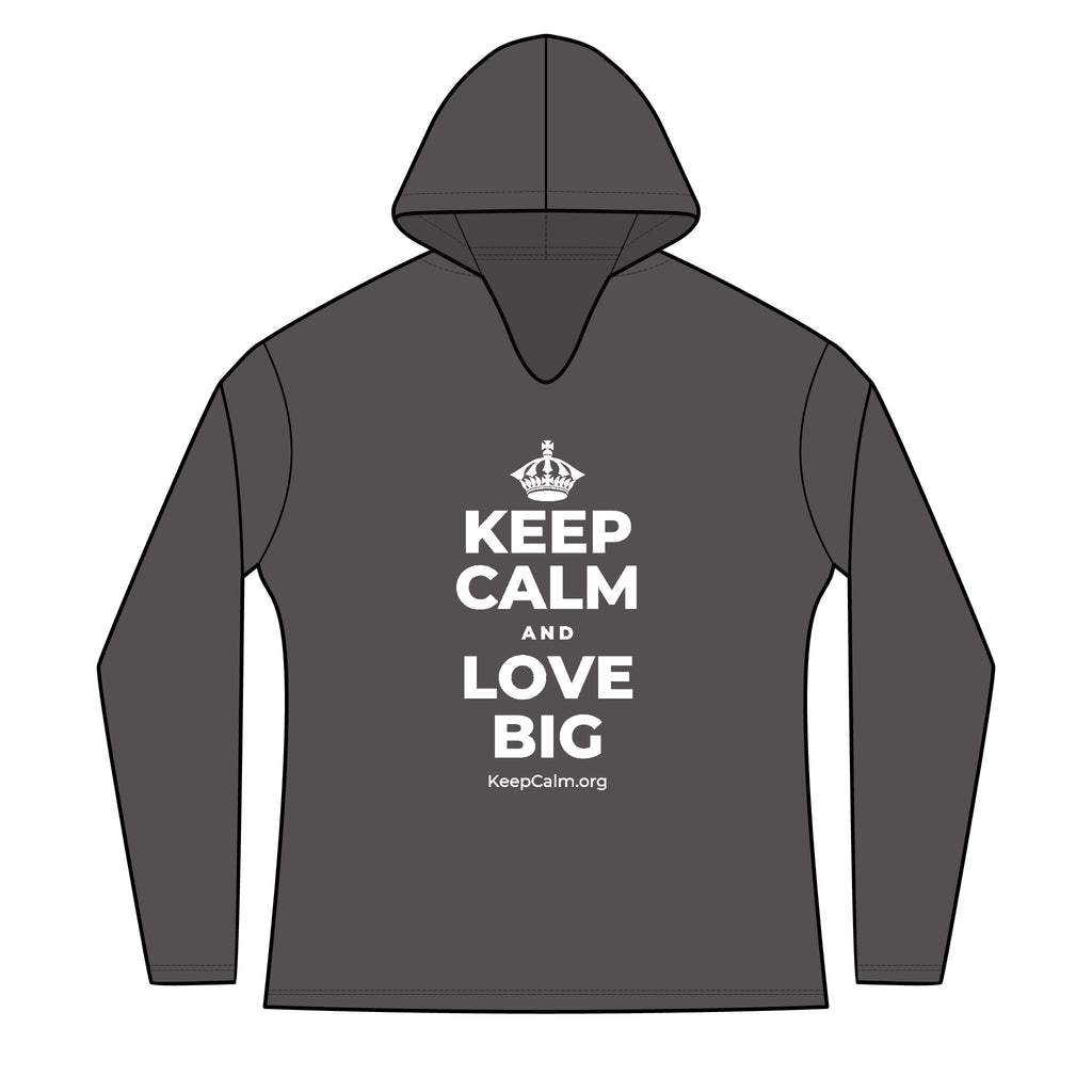 KEEP CALM AND LOVE BIG Women's Long Sleeve Hoodie
