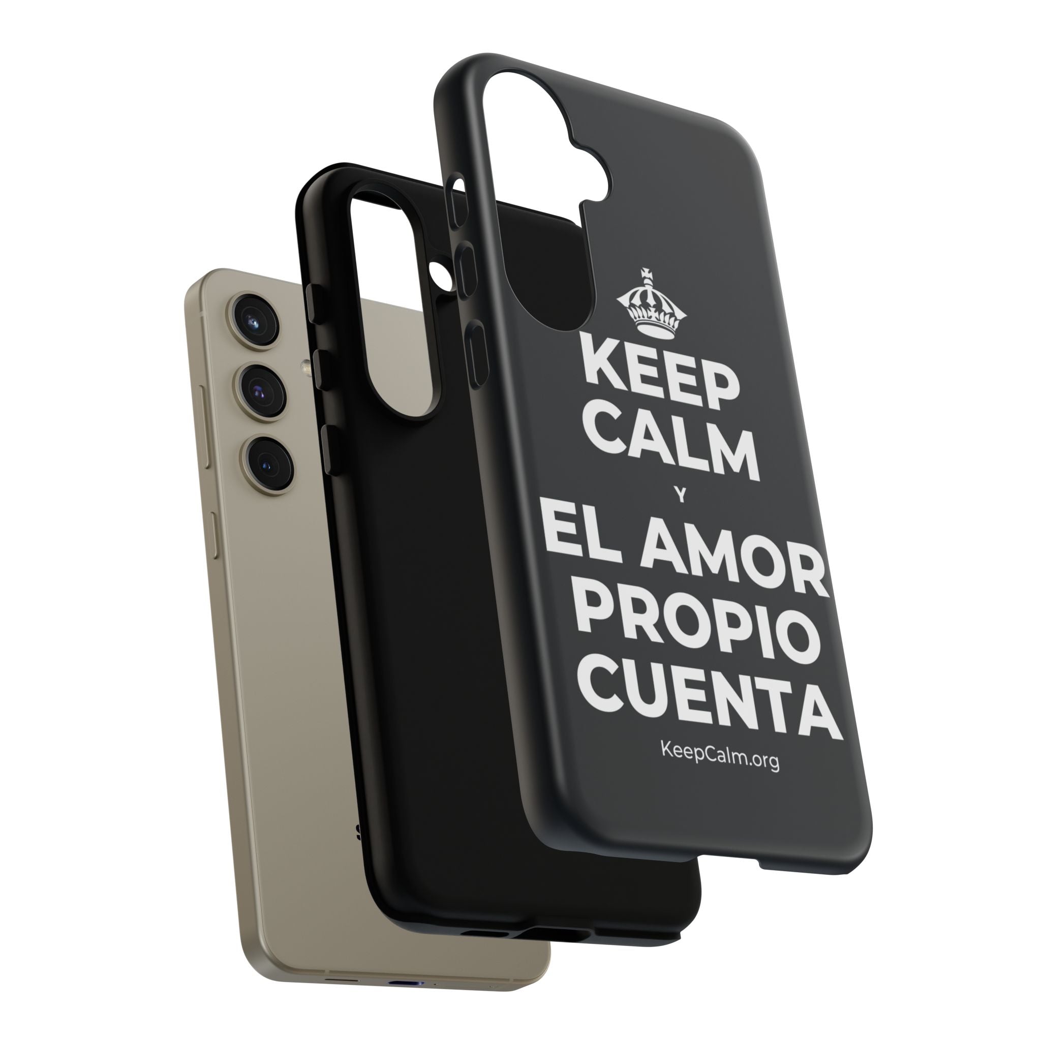 KEEP CALM Y EL AMOR PROPIO CUENTA Phone Case (Dark)