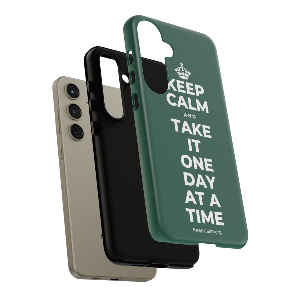 KEEP CALM AND TAKE IT ONE DAY AT A TIME Phone Case