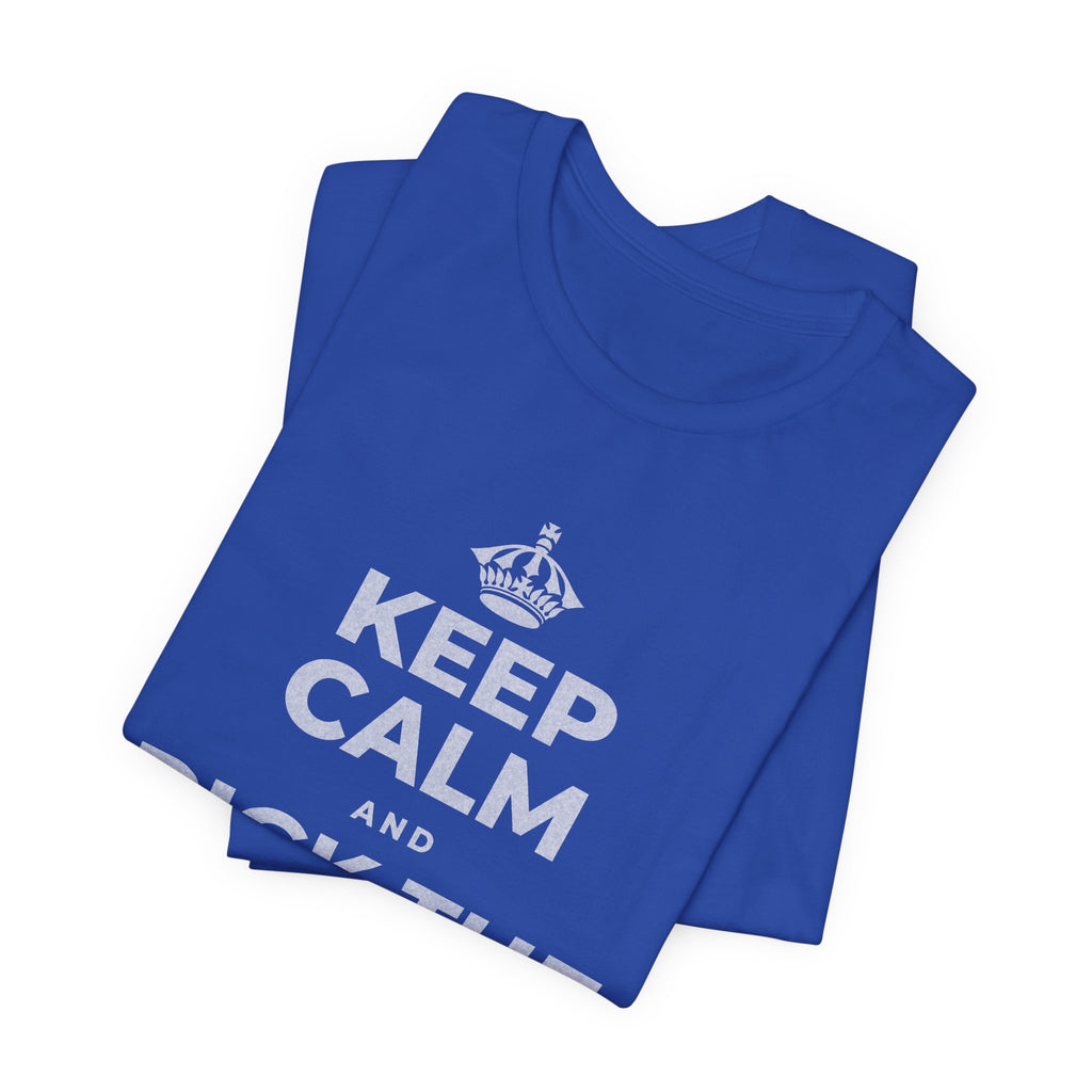 KEEP CALM AND PICK THE USEFUL ONE T-Shirt (Soft Cream–Heather Mauve)