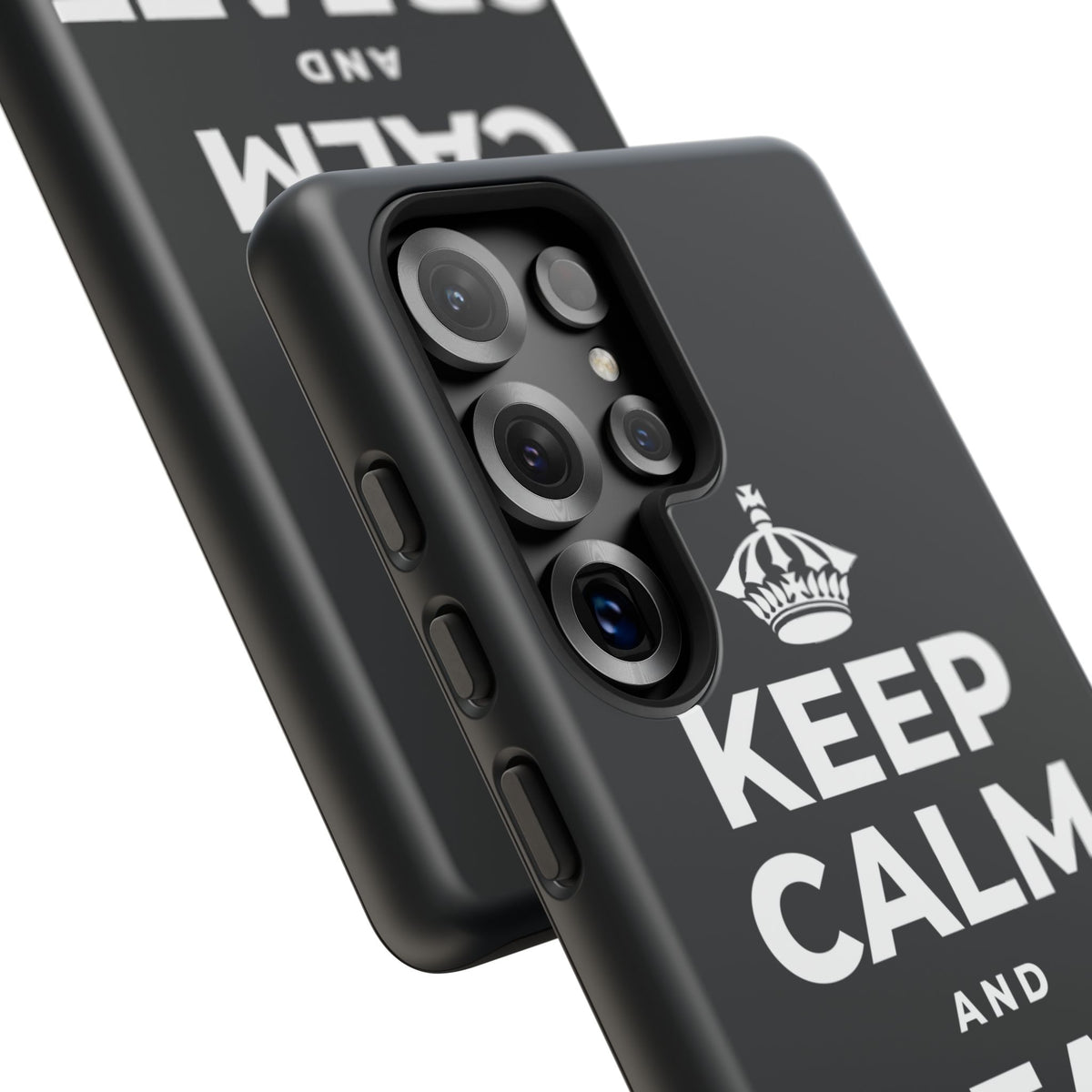 KEEP CALM AND CREATE MORE Phone Case (Dark)