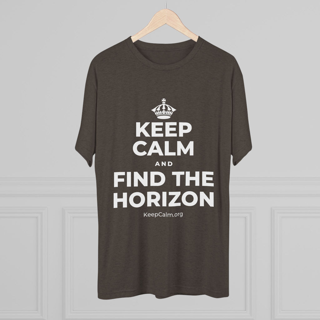 KEEP CALM AND FIND THE HORIZON Tri-Blend Tee
