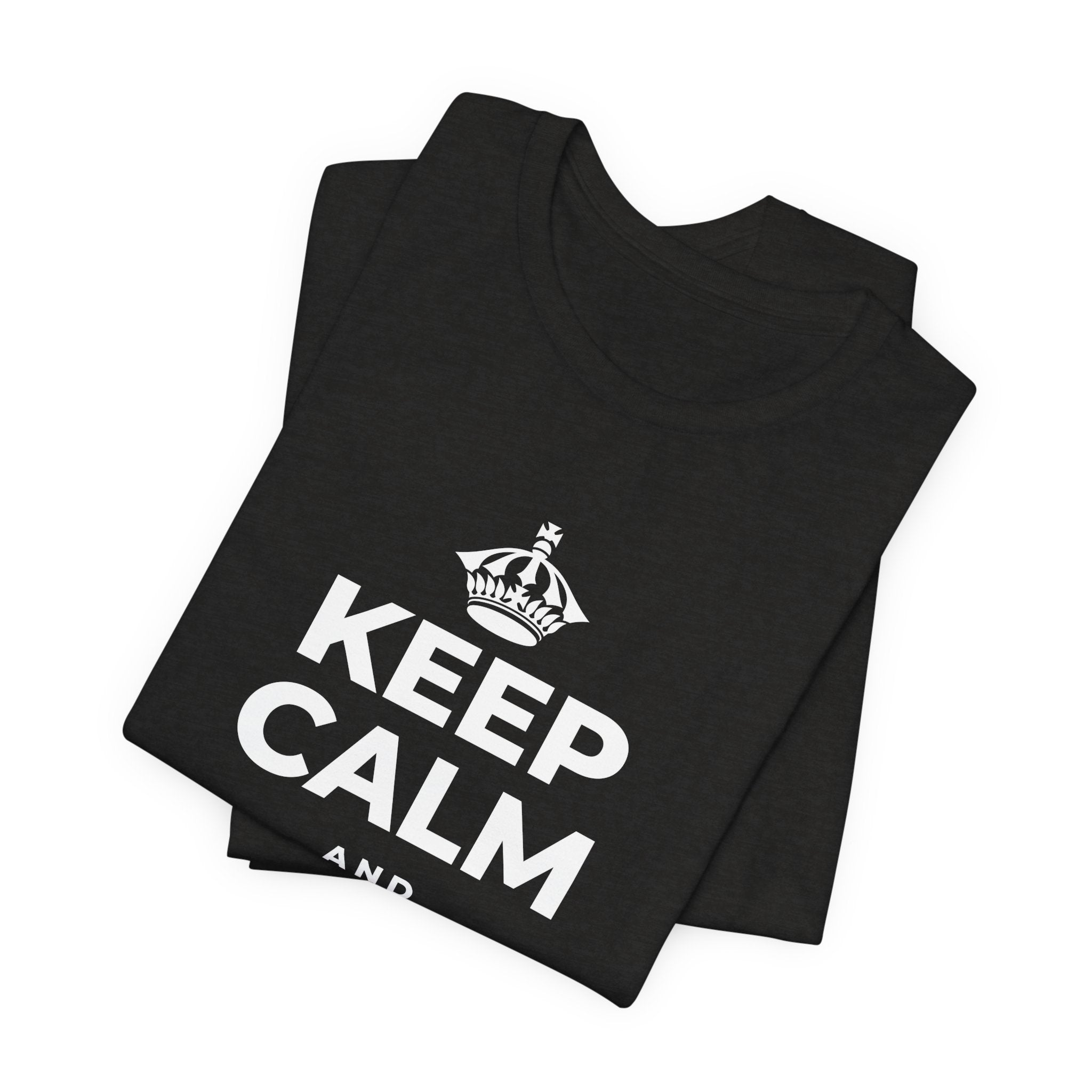 KEEP CALM AND CALL ME BACK 2 T-Shirt (Soft Cream–Heather Mauve)
