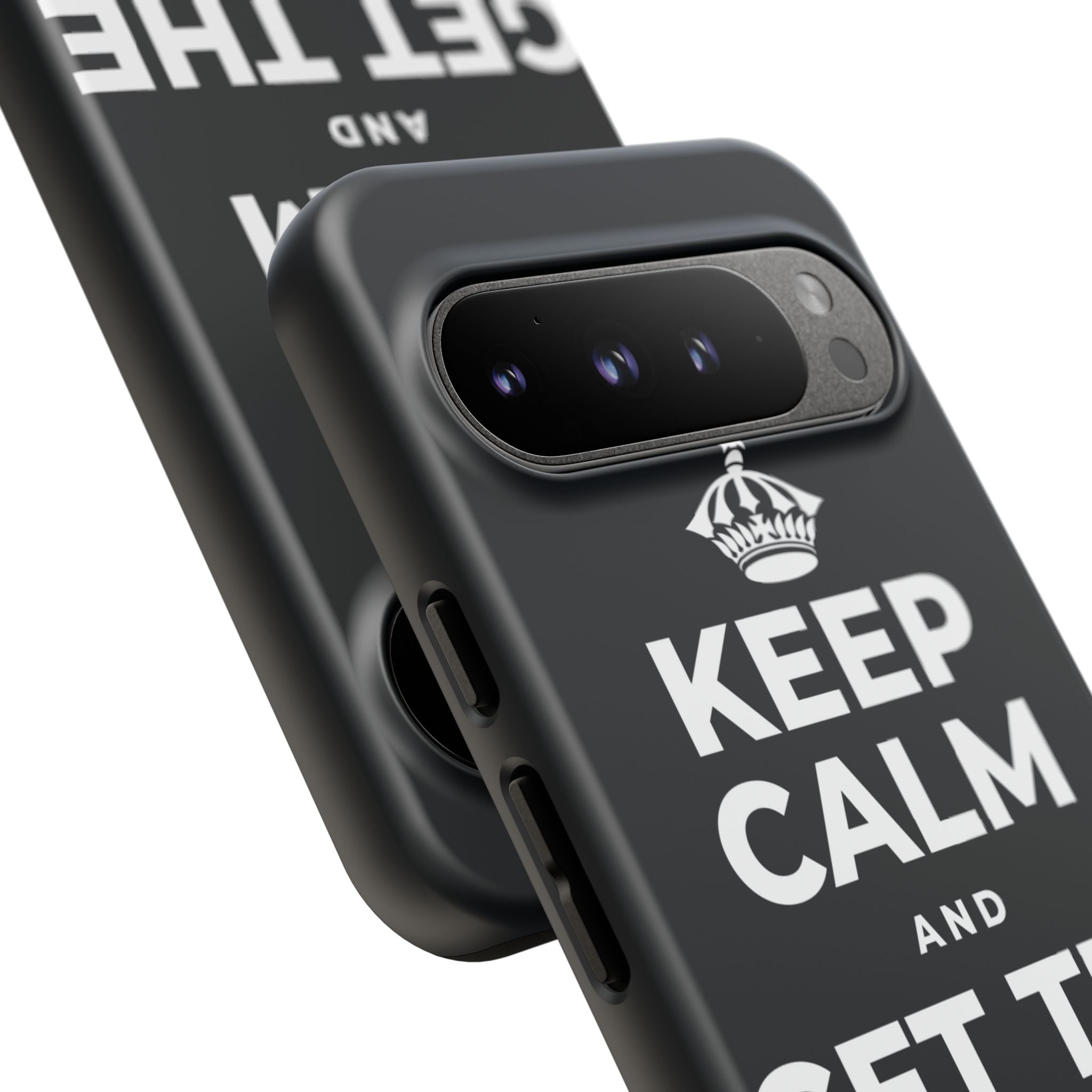 KEEP CALM AND GET THE PARTY STARTED Phone Case (Dark)