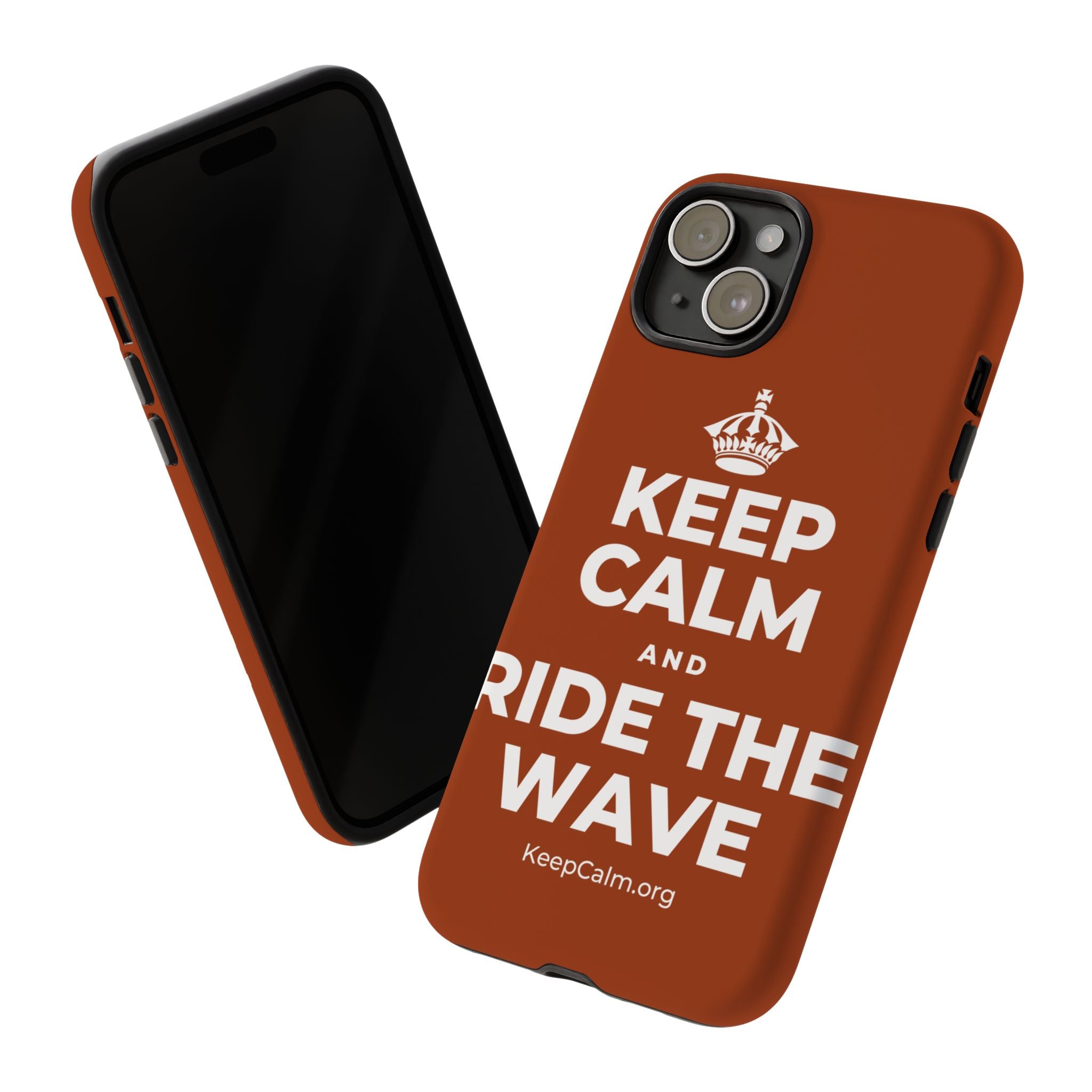 KEEP CALM AND RIDE THE WAVE Phone Case