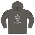 KEEP CALM AND GET OUTSIDE Organic Hoodie Tee