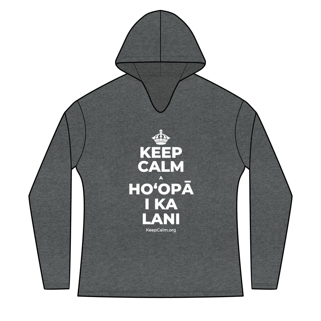 KEEP CALM A HOʻOPĀ I KA LANI Women's Long Sleeve Hoodie