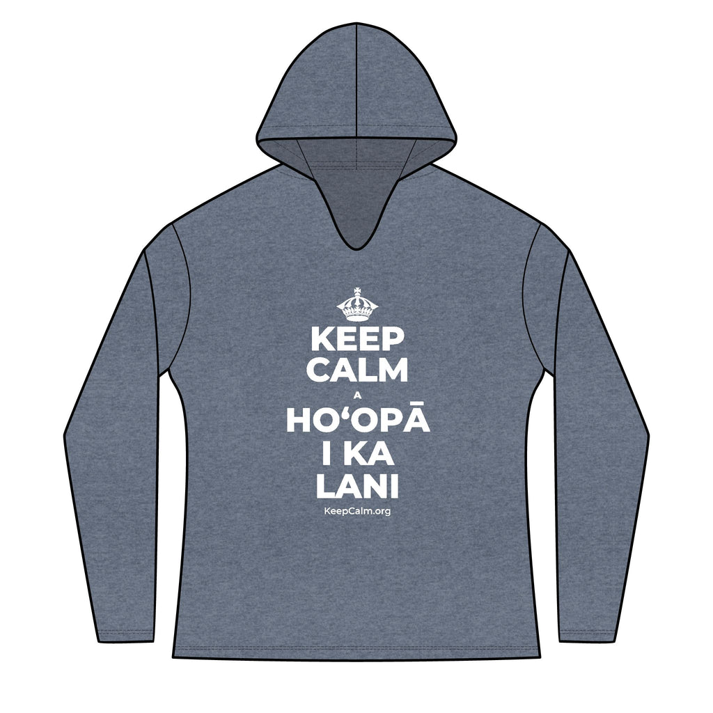KEEP CALM A HOʻOPĀ I KA LANI Women's Long Sleeve Hoodie