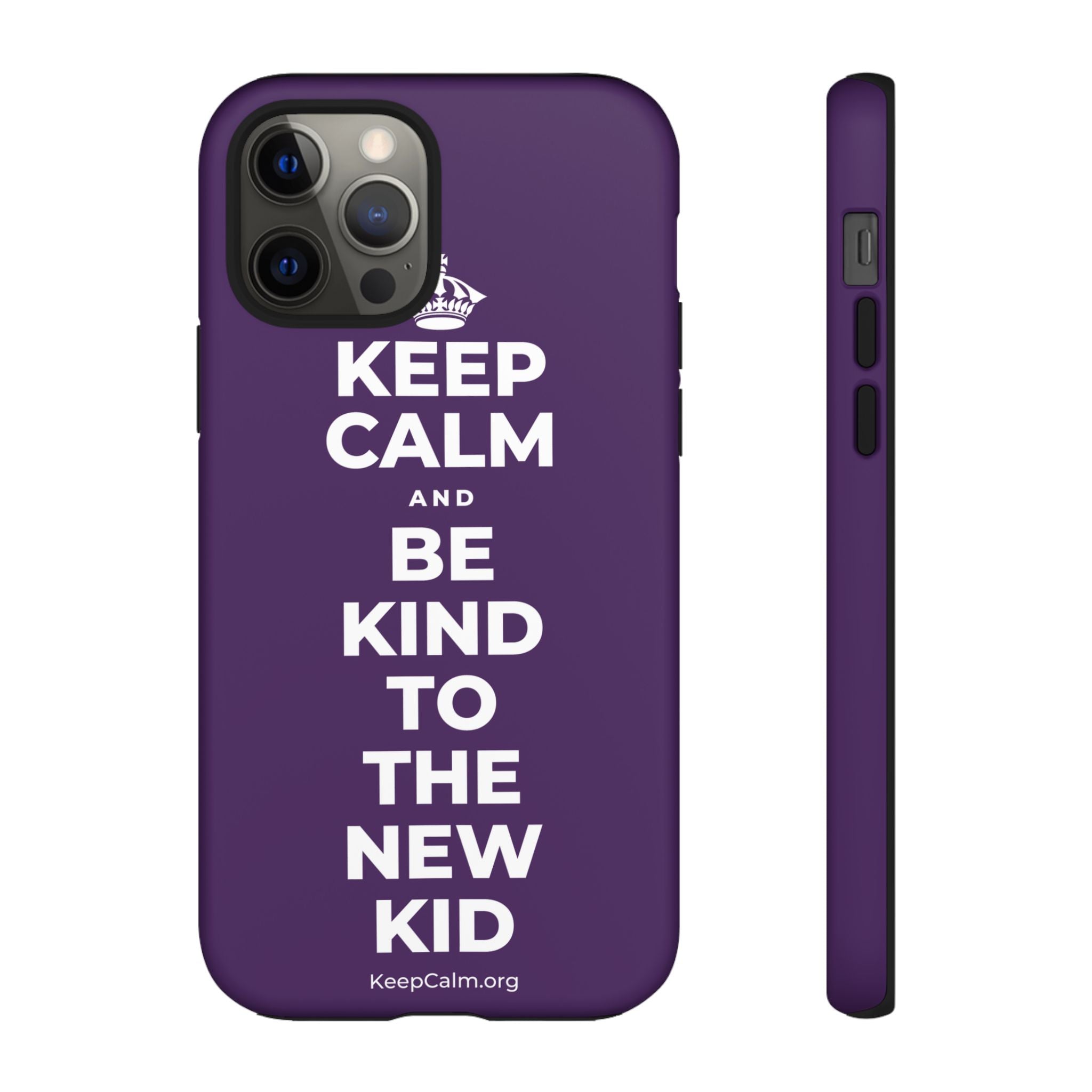KEEP CALM AND BE KIND TO THE NEW KID Phone Case