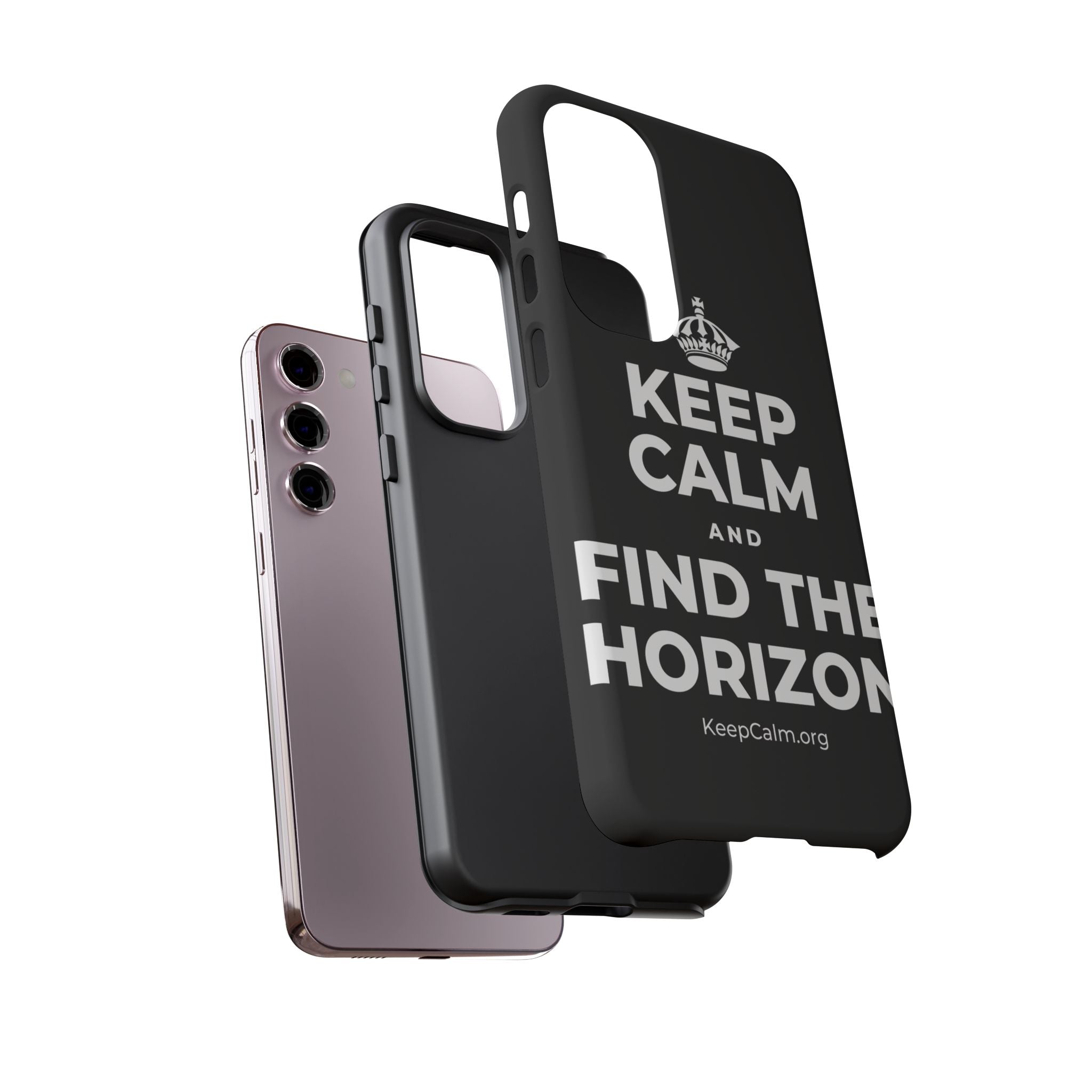 KEEP CALM AND FIND THE HORIZON Phone Case