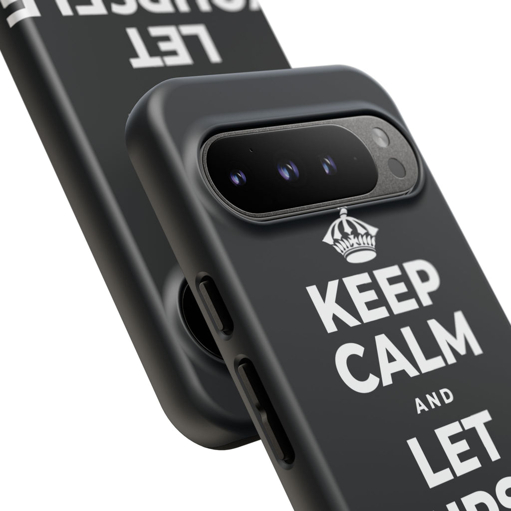 KEEP CALM AND LET YOURSELF SLOW DOWN Phone Case (Dark)