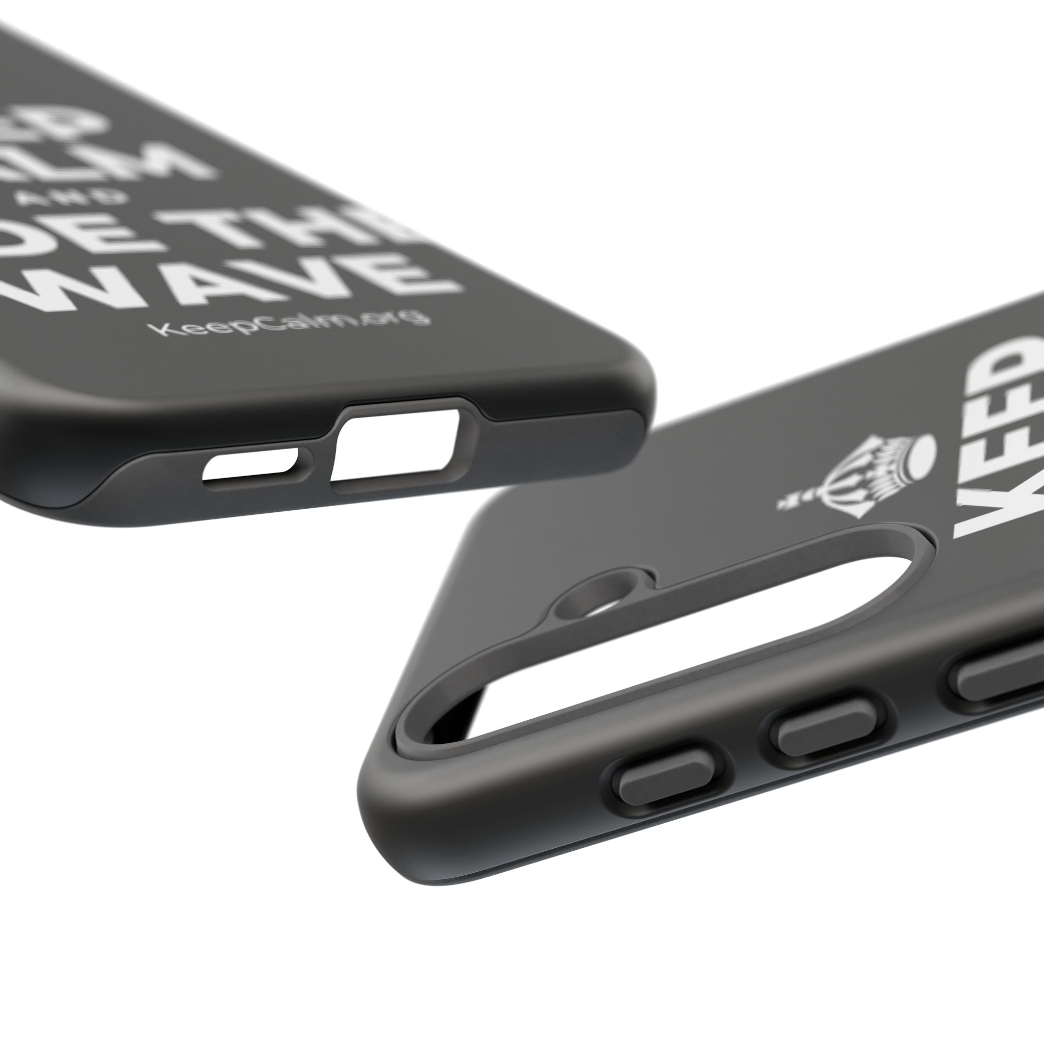 KEEP CALM AND RIDE THE WAVE Phone Case