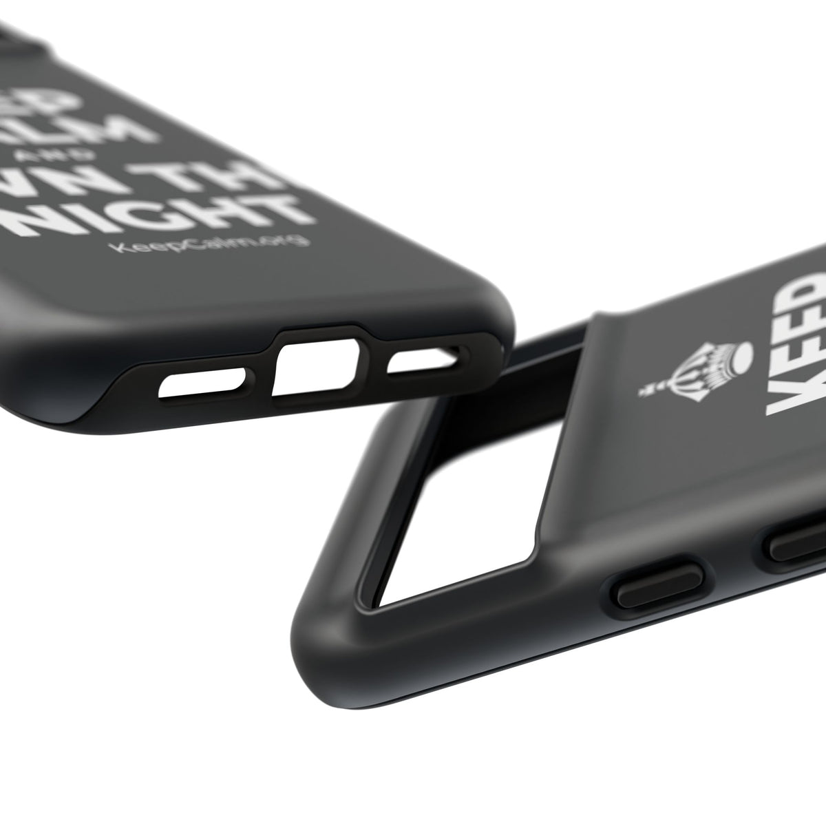 KEEP CALM AND OWN THE NIGHT Phone Case (Dark)