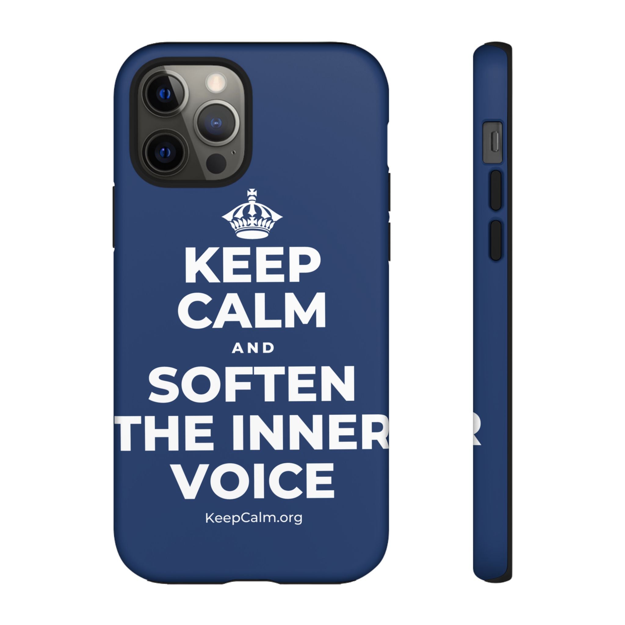 KEEP CALM AND SOFTEN THE INNER VOICE Phone Case