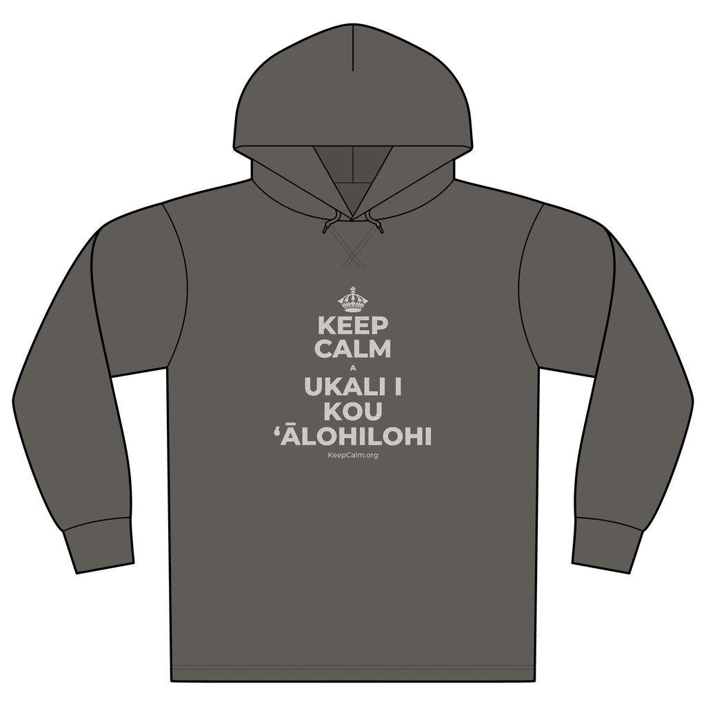 KEEP CALM A UKALI I KOU ʻĀLOHILOHI Organic Hoodie Tee
