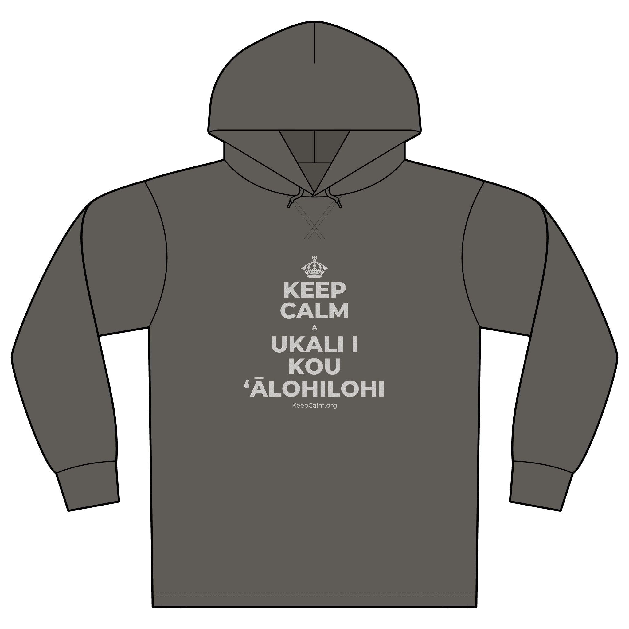 KEEP CALM A UKALI I KOU ʻĀLOHILOHI Organic Hoodie Tee