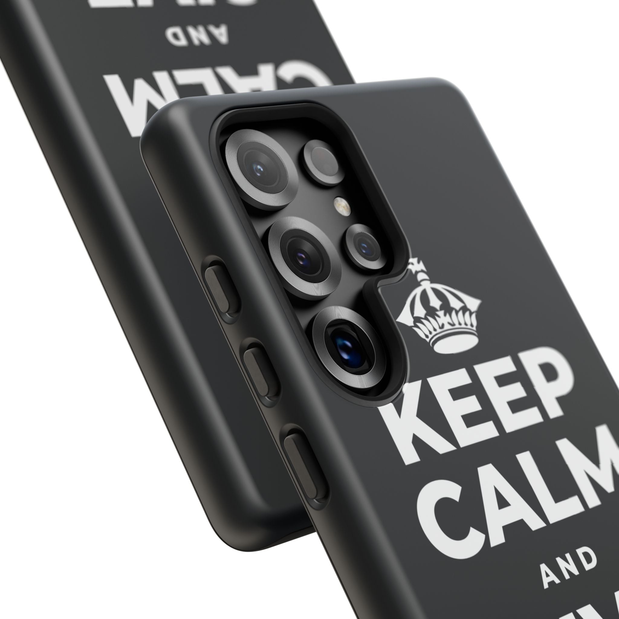 KEEP CALM AND GIVE THANKS Phone Case (Dark)