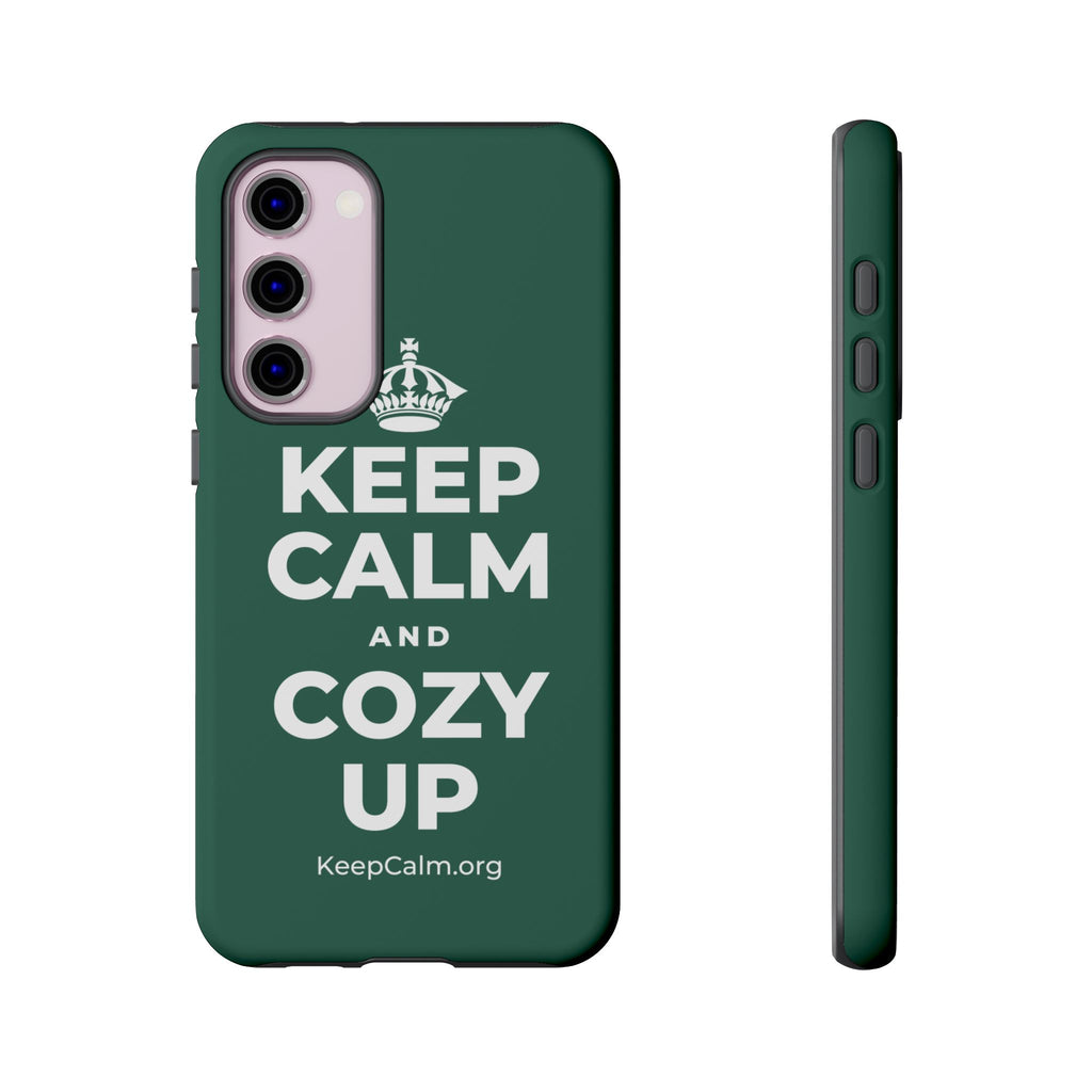 KEEP CALM AND COZY UP Phone Case