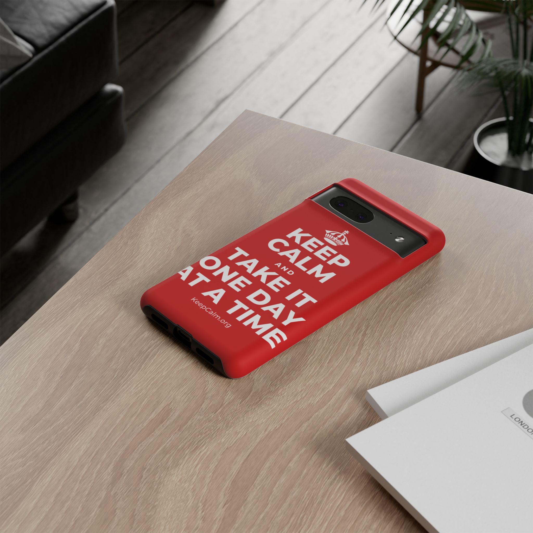 KEEP CALM AND TAKE IT ONE DAY AT A TIME Phone Case