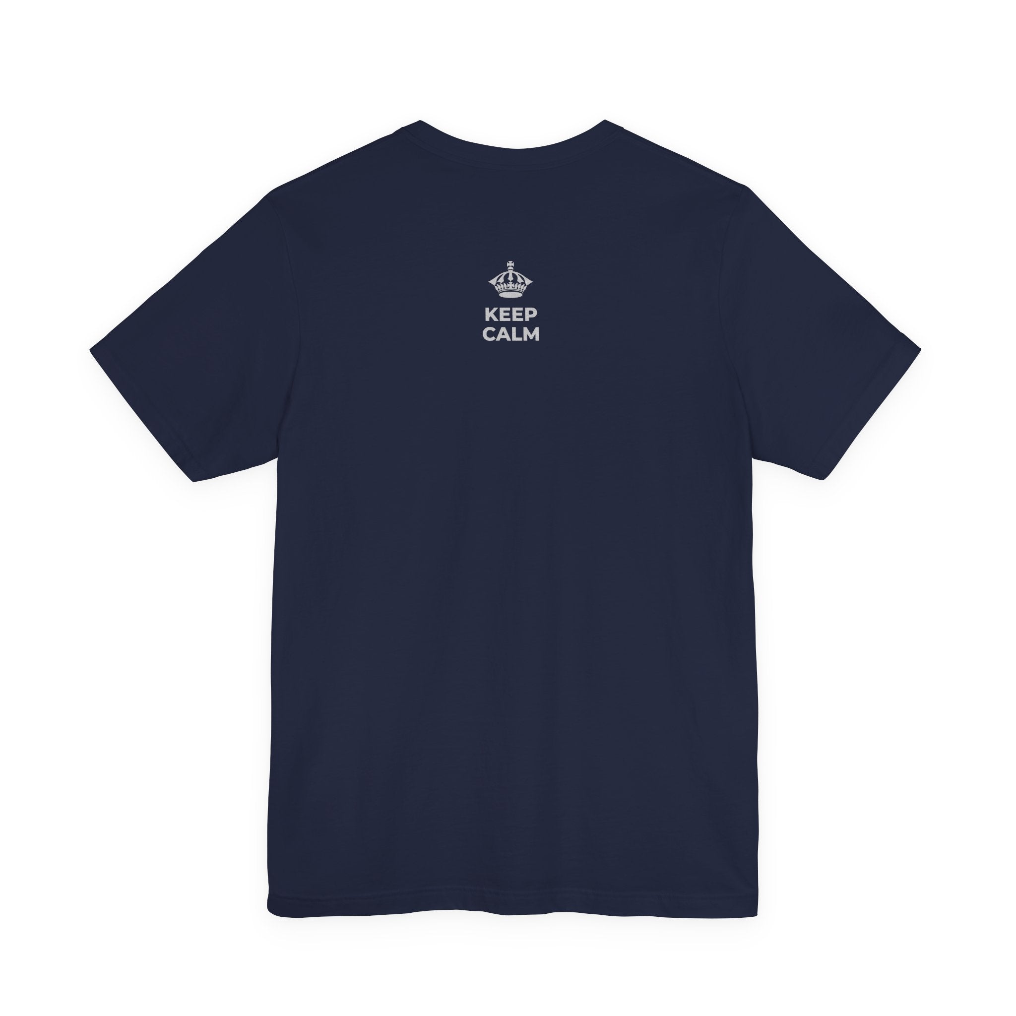KEEP CALM AND DO THE NEXT THING T-Shirt (White–Asphalt)