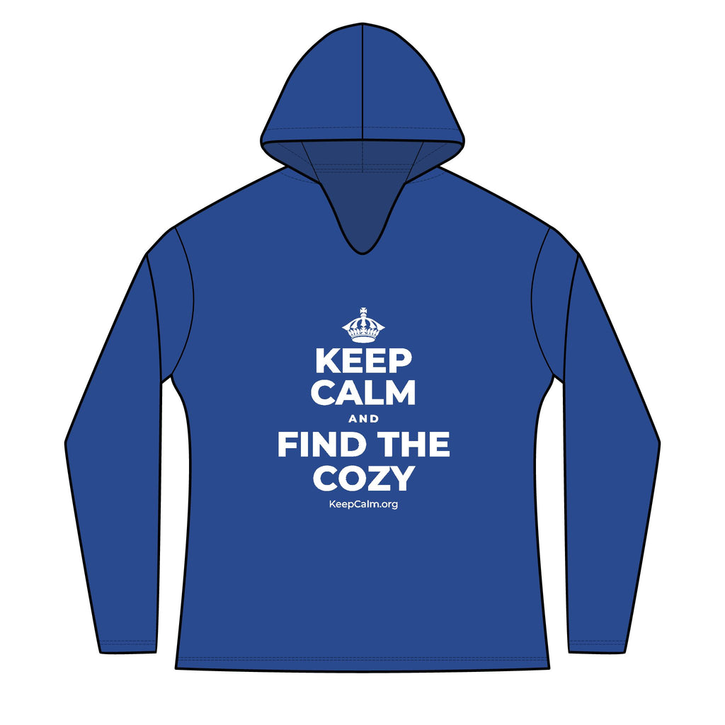 KEEP CALM AND FIND THE COZY Women's Long Sleeve Hoodie