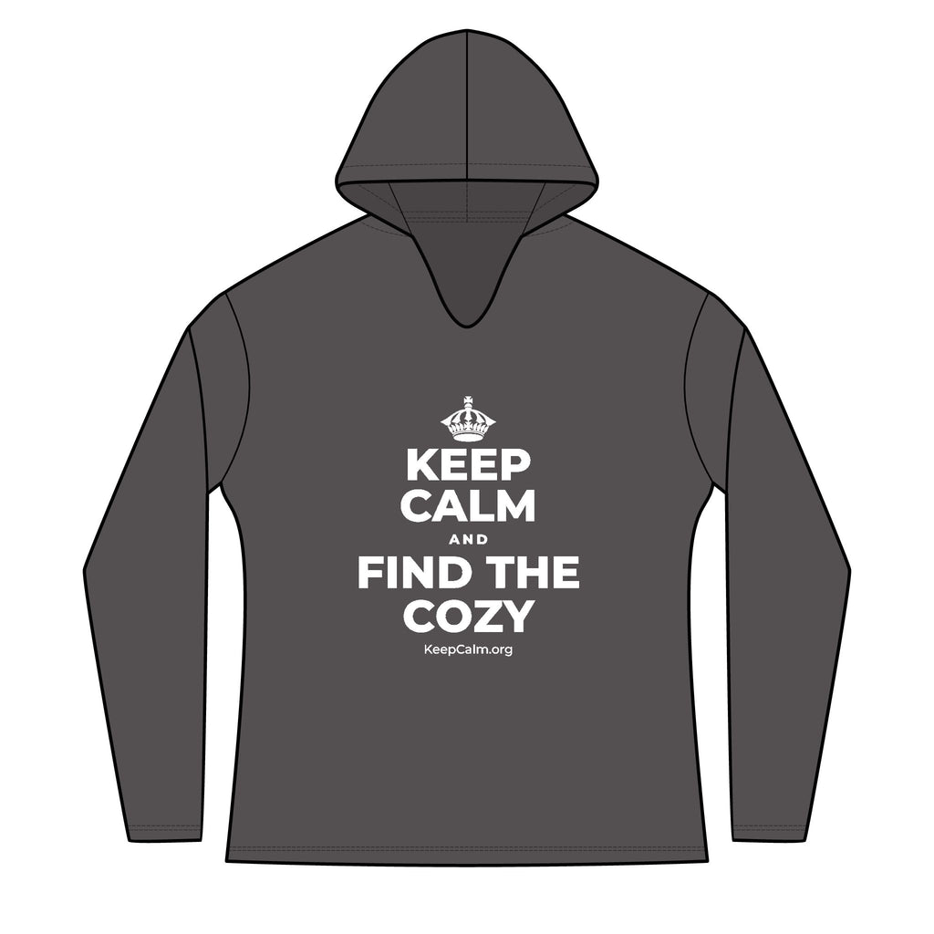 KEEP CALM AND FIND THE COZY Women's Long Sleeve Hoodie