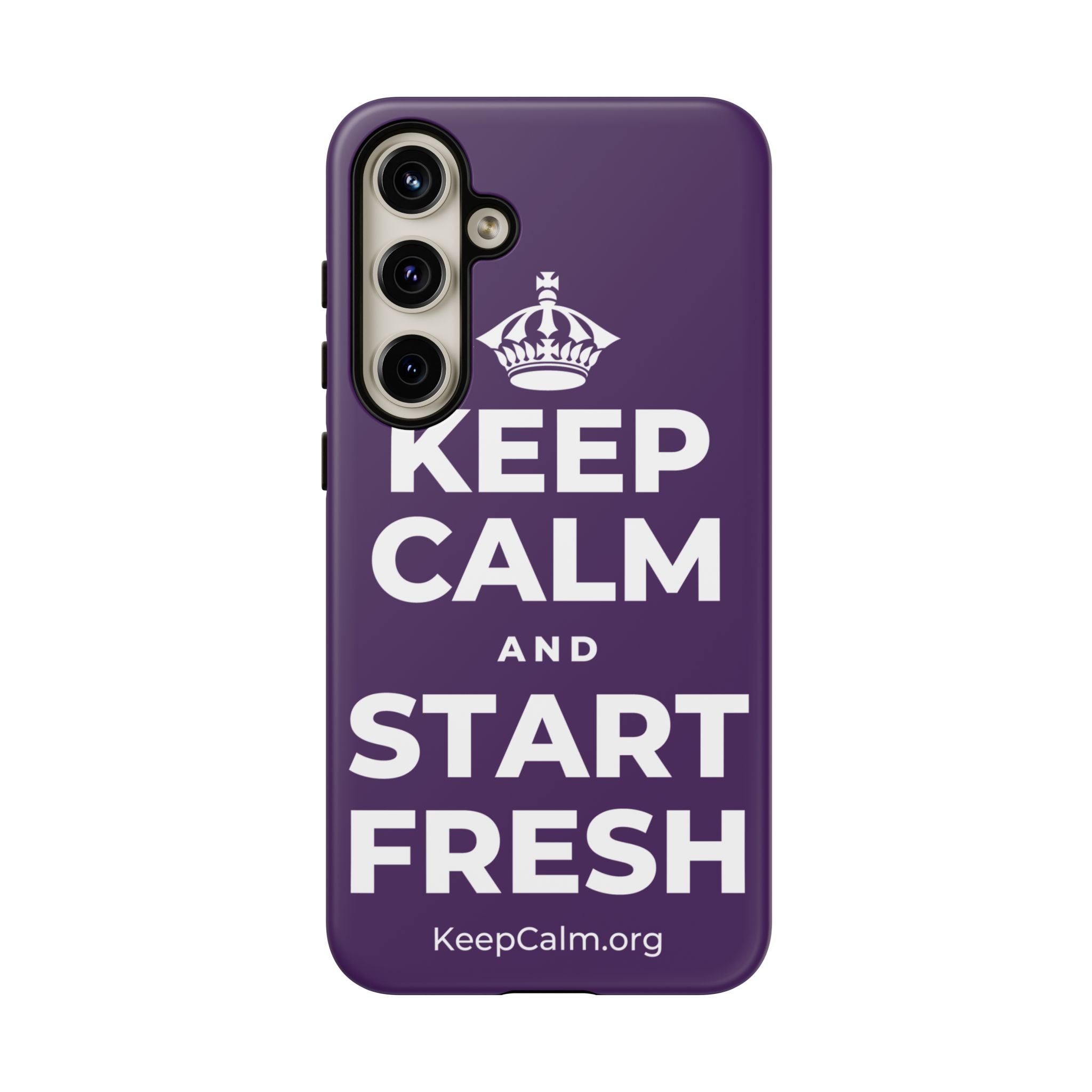 KEEP CALM AND START FRESH Phone Case