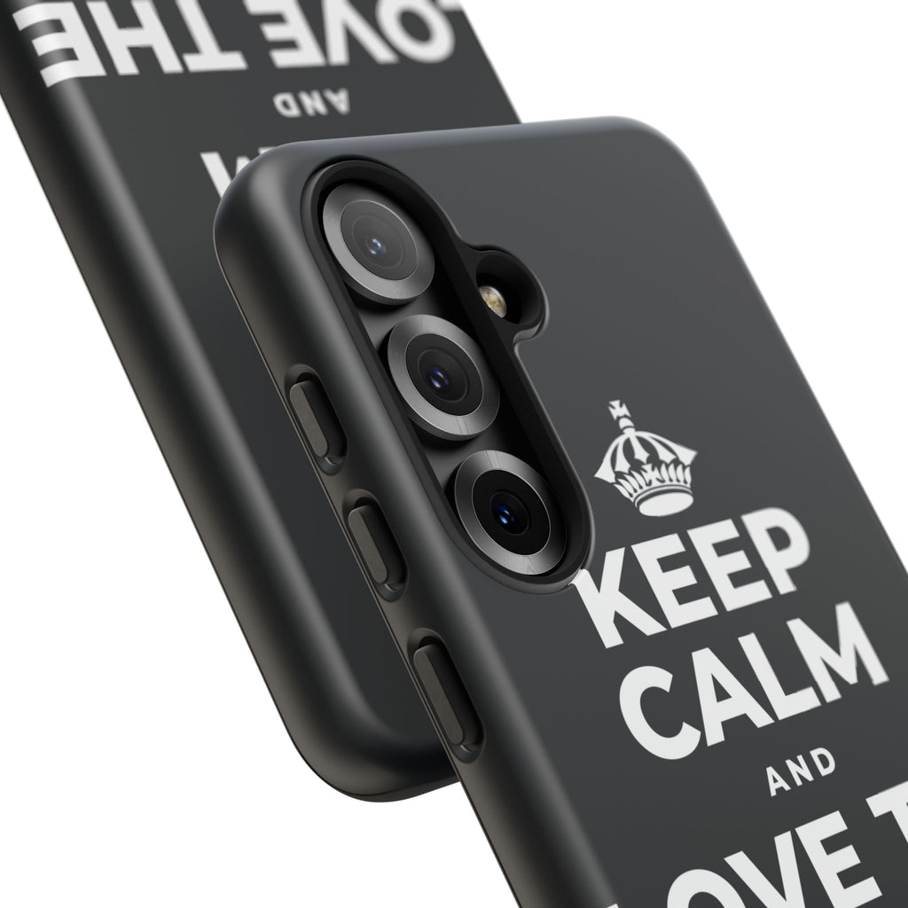 KEEP CALM AND LOVE THE QUIET HOURS Phone Case (Dark)