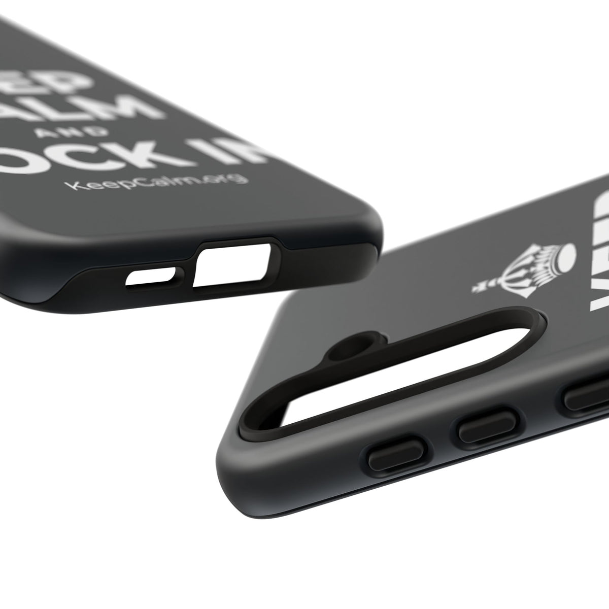 KEEP CALM AND LOCK IN Phone Case (Dark)