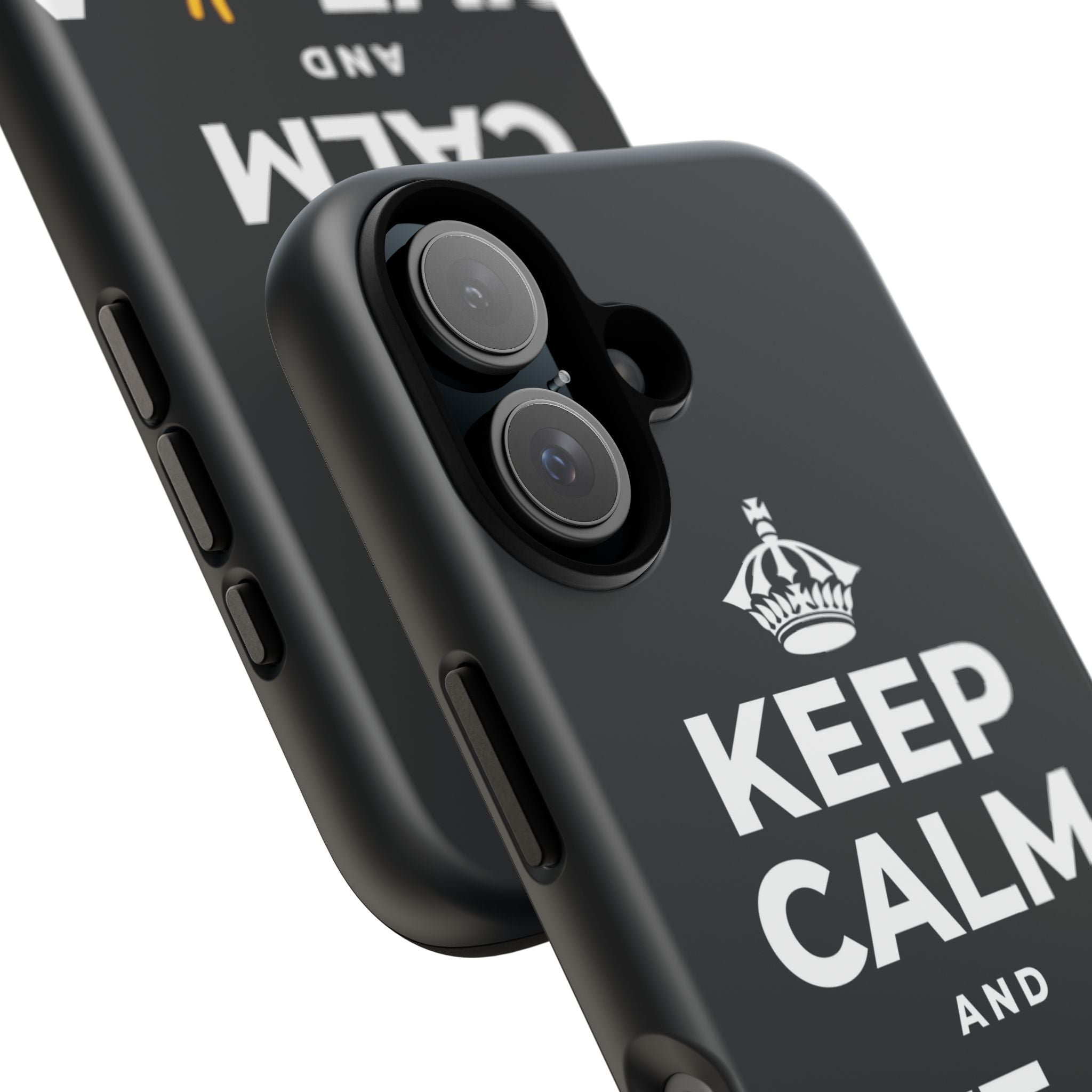 KEEP CALM AND GIVE ✌️ A CHANCE Phone Case (Dark)
