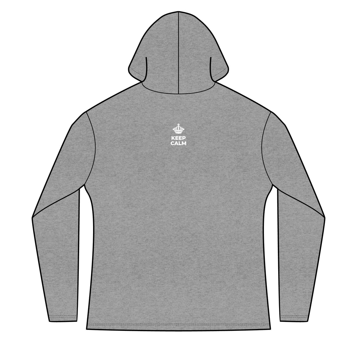 KEEP CALM AND LIVE A LITTLE Women's Long Sleeve Hoodie