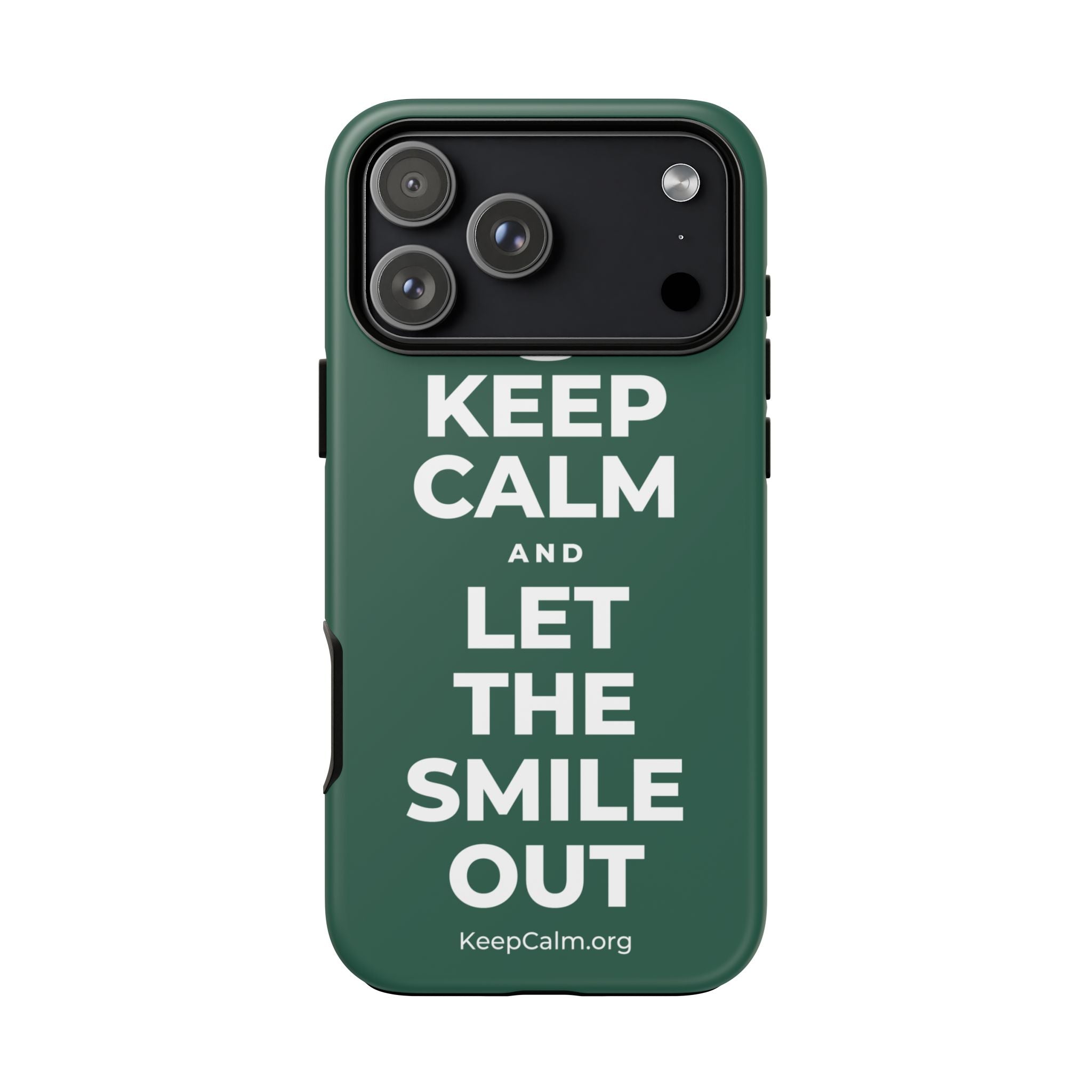 KEEP CALM AND LET THE SMILE OUT Phone Case