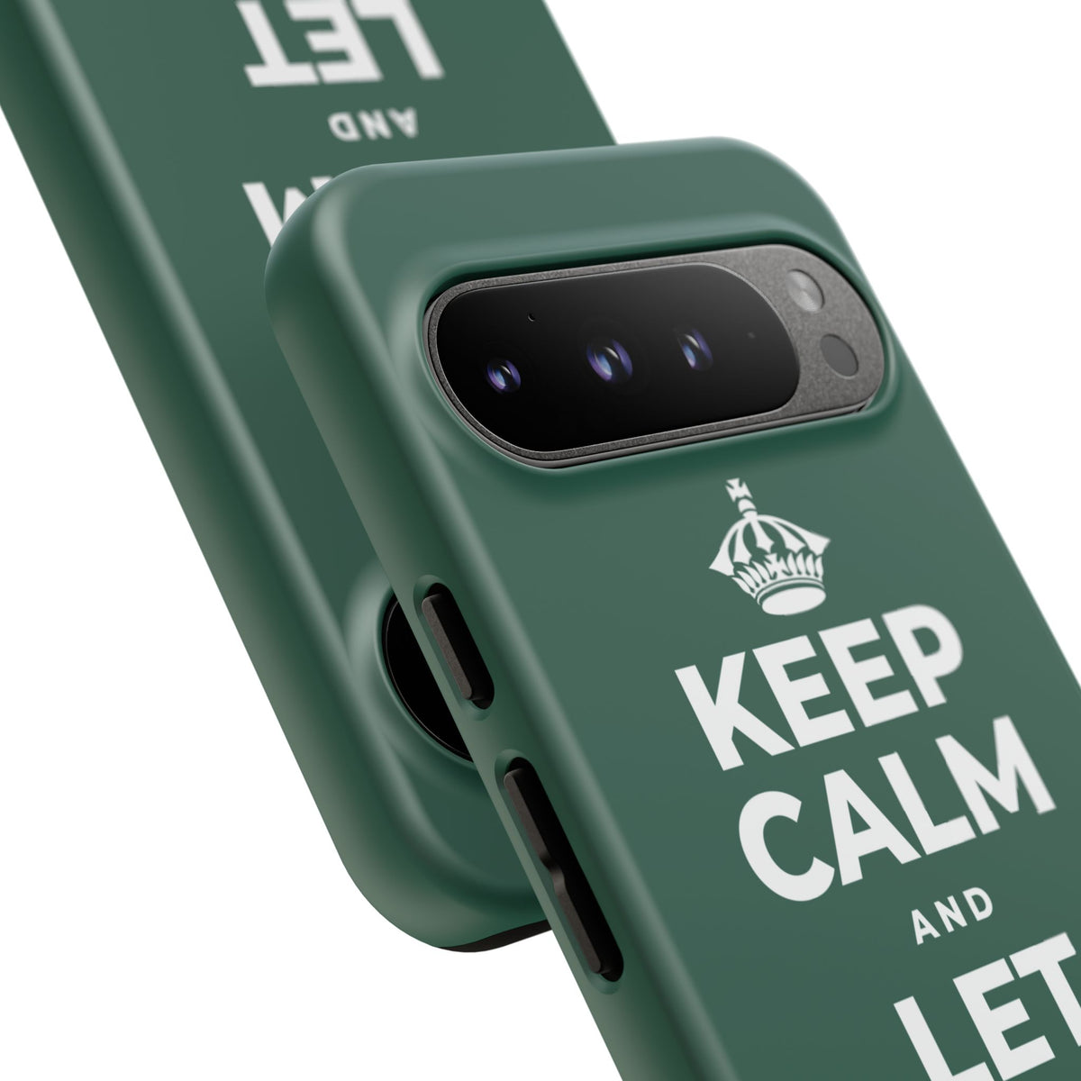 KEEP CALM AND LET PEOPLE IN Phone Case