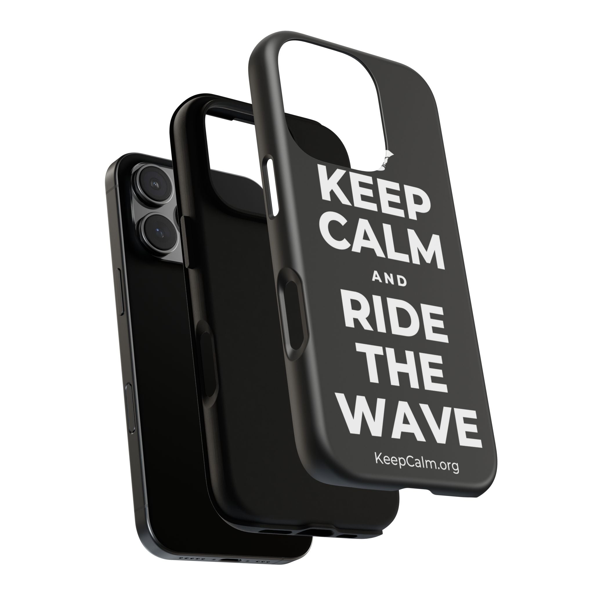 KEEP CALM AND RIDE THE WAVE Phone Case