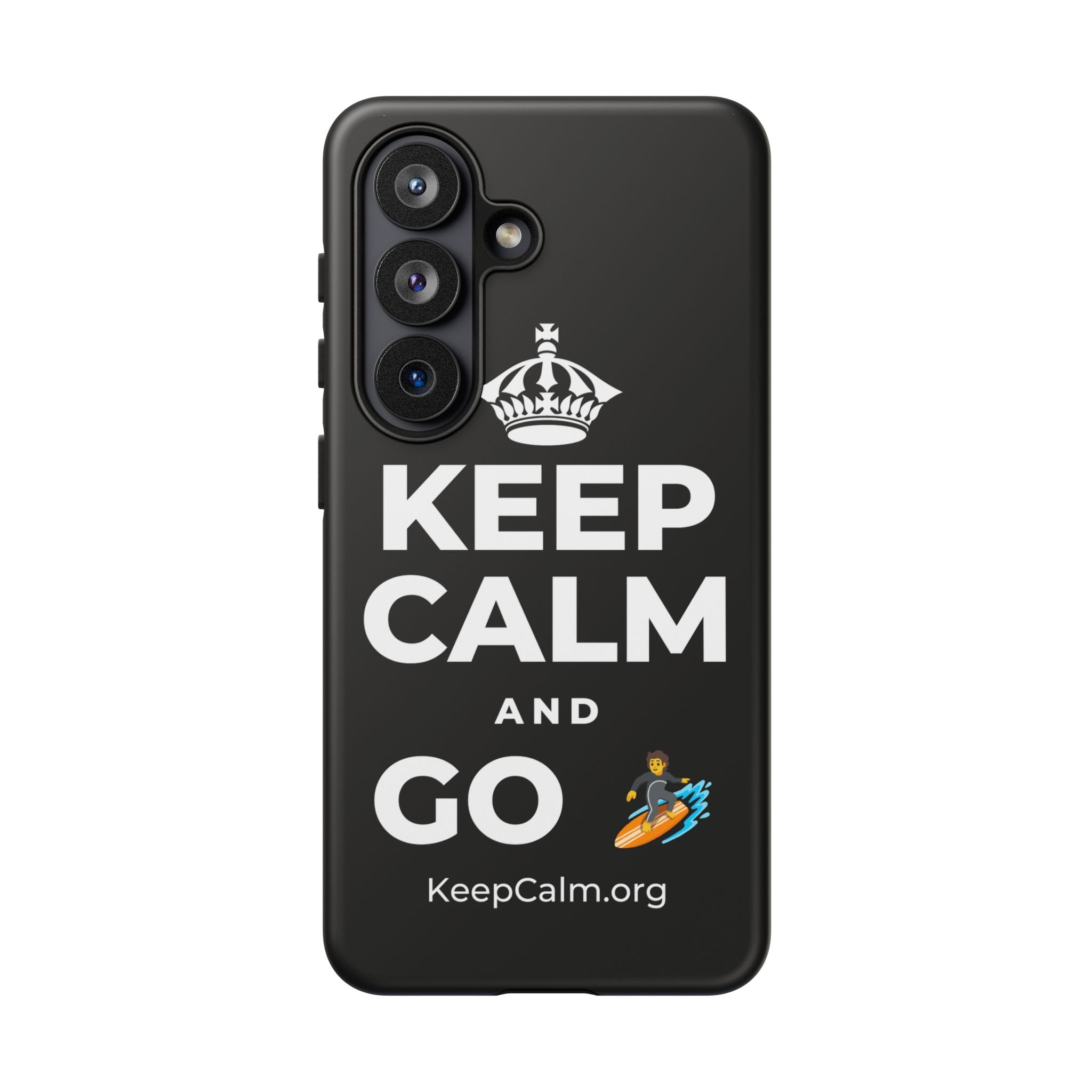 KEEP CALM AND GO 🏄 Phone Case