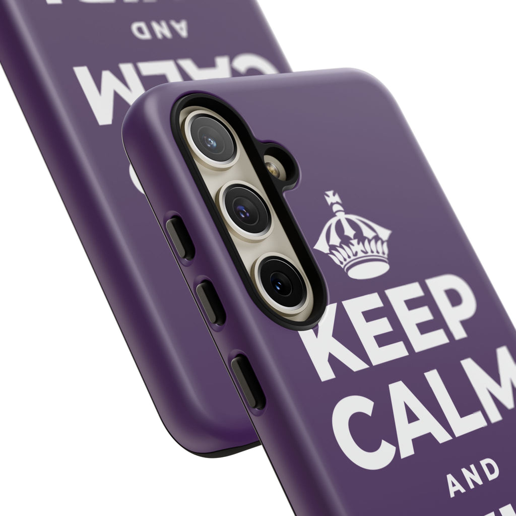 KEEP CALM AND TWIRL ONCE Phone Case
