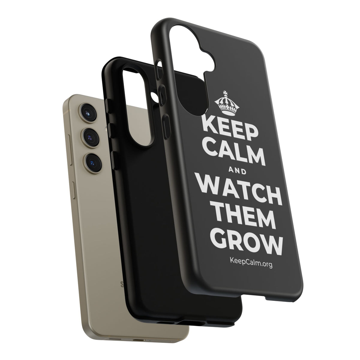 KEEP CALM AND WATCH THEM GROW Phone Case